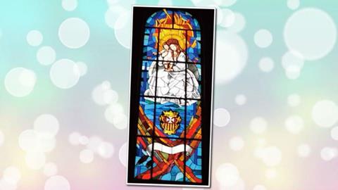 欧洲教堂彩绘玻璃