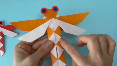 折纸-折蜻蜓