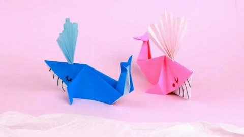 折纸-可爱的鲸鱼