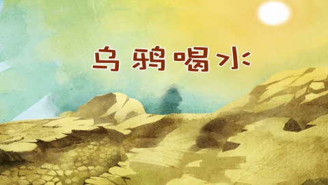 乌鸦喝水
